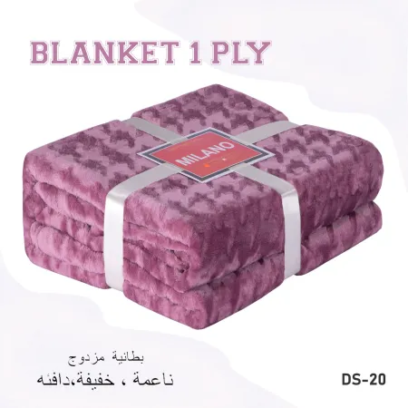 Milanobedlinen Blanket Velvet Single Ply 3